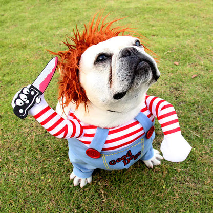 Disfraz de perro Chucky de moda