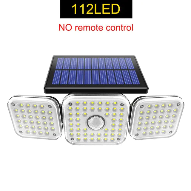 Luz LED de seguridad solar ajustable