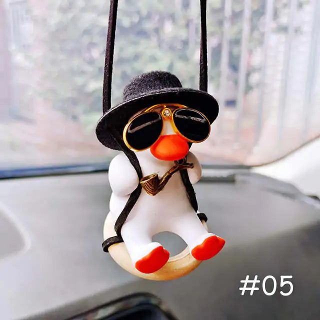 Car Pendant Cute Swinging Duck