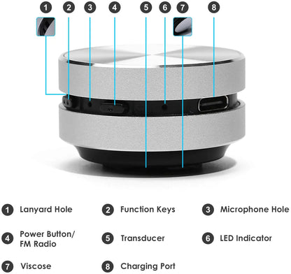 Altavoz Bluetooth con vibración