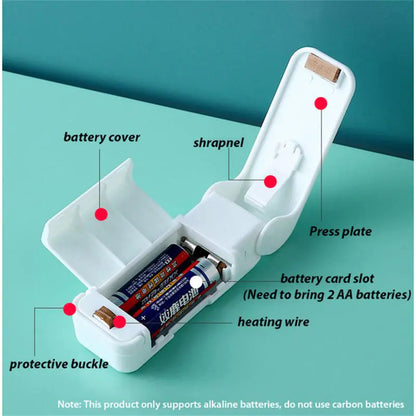 Sellador térmico de bolsas portátil