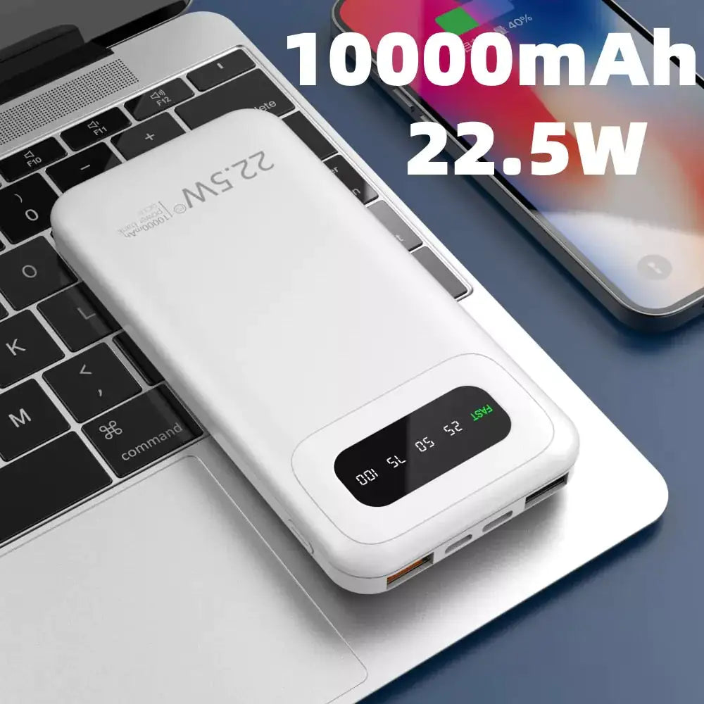 Banco de energía portátil de 22,5 W y 10000 mAh